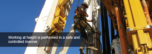 The purpose of this standard is to ensure that work at height is performed in a safe and controlled manner. 